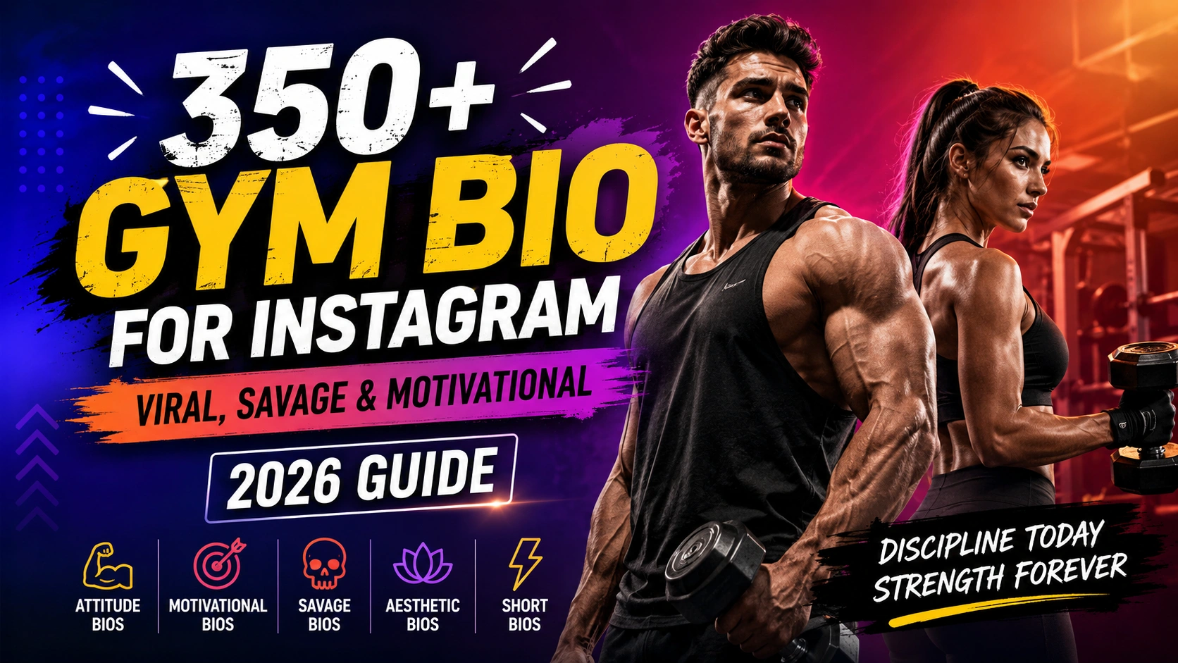 Gym Bio For Instagram