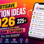 Notisave caption