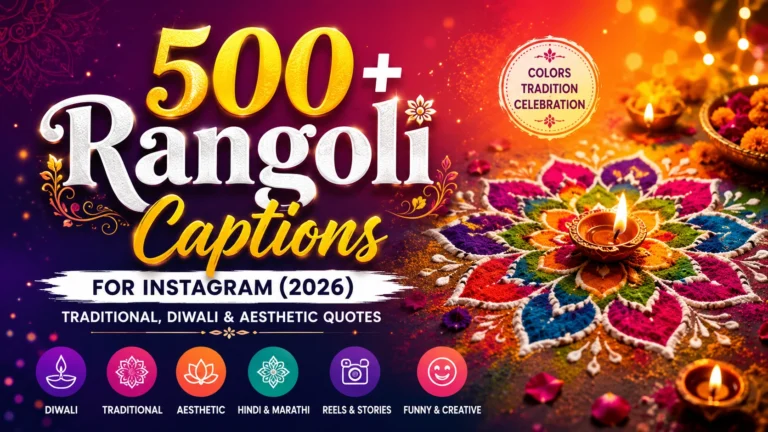 Rangoli Captions