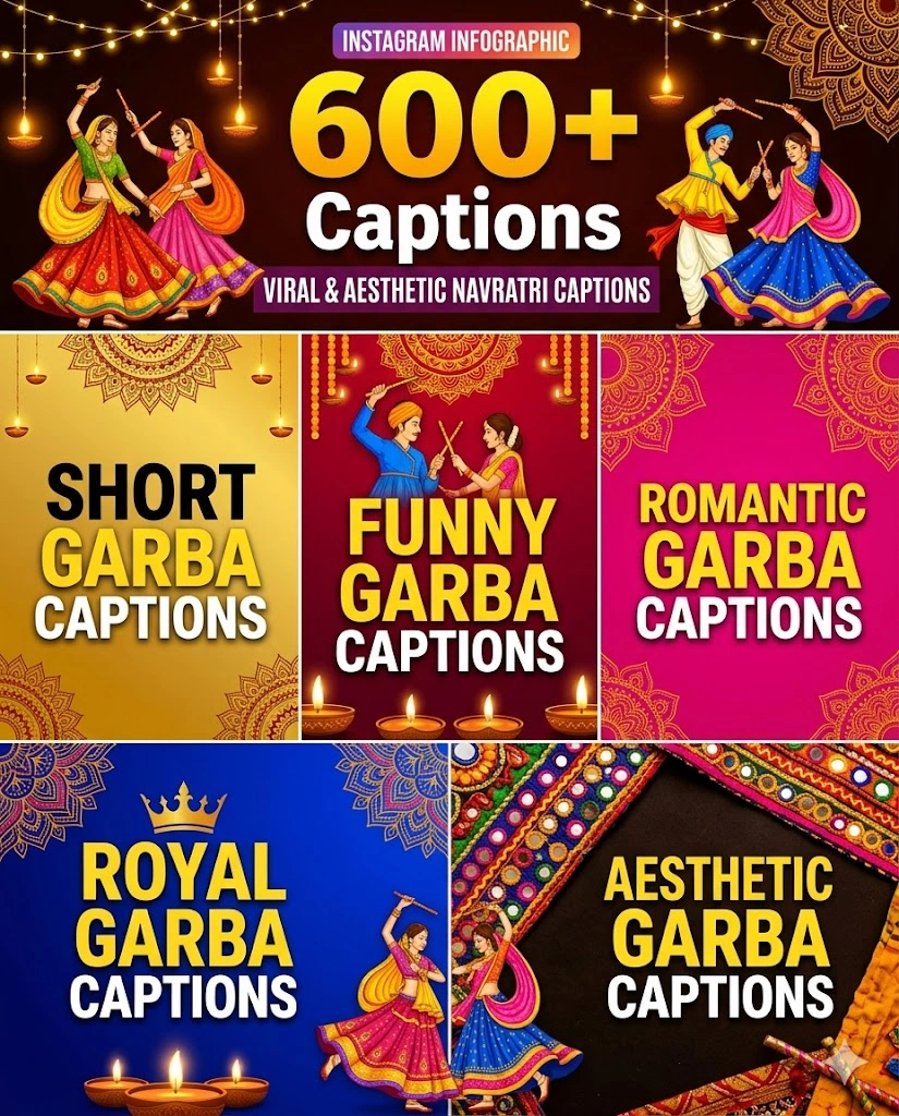 Garba Captions