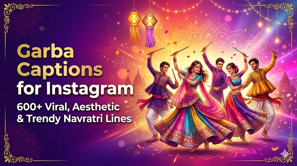 Garba Captions