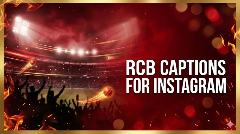 RCB Captions For Instagram