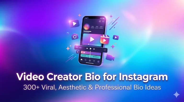 Video Creator Bio For Instagram
