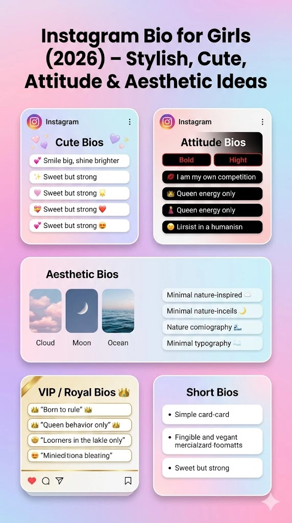 Instagram Bio For Girls