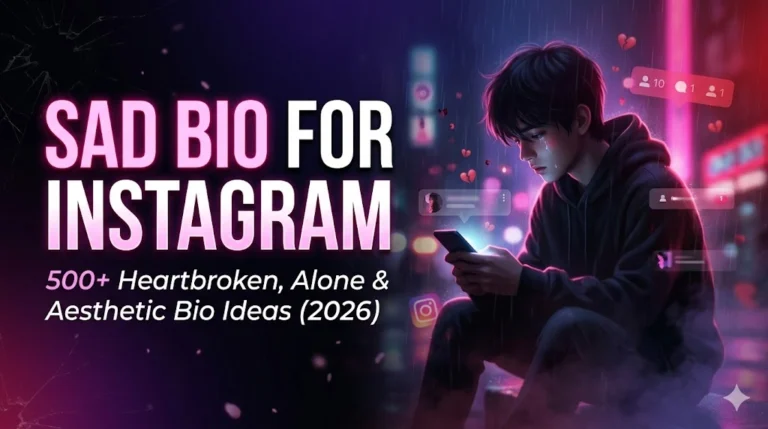 Sad Bio For Instagram