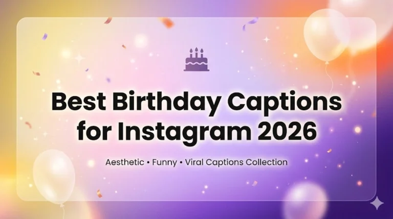 Best Birthday Captions Instagram
