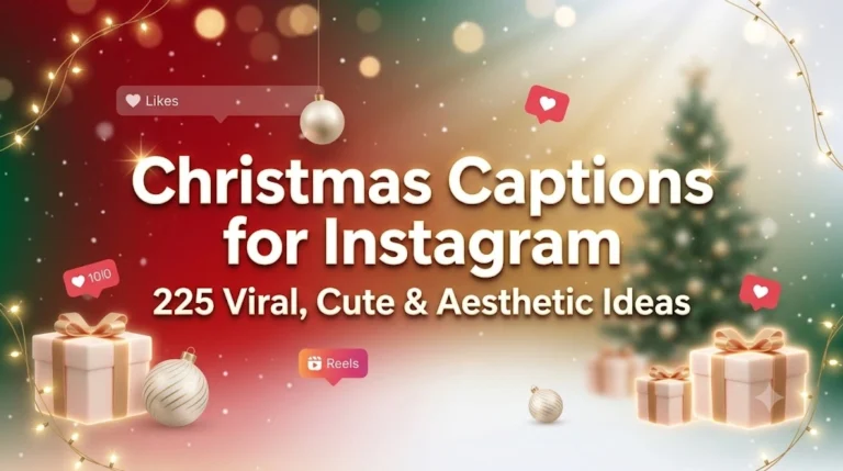 Christmas Captions Instagram
