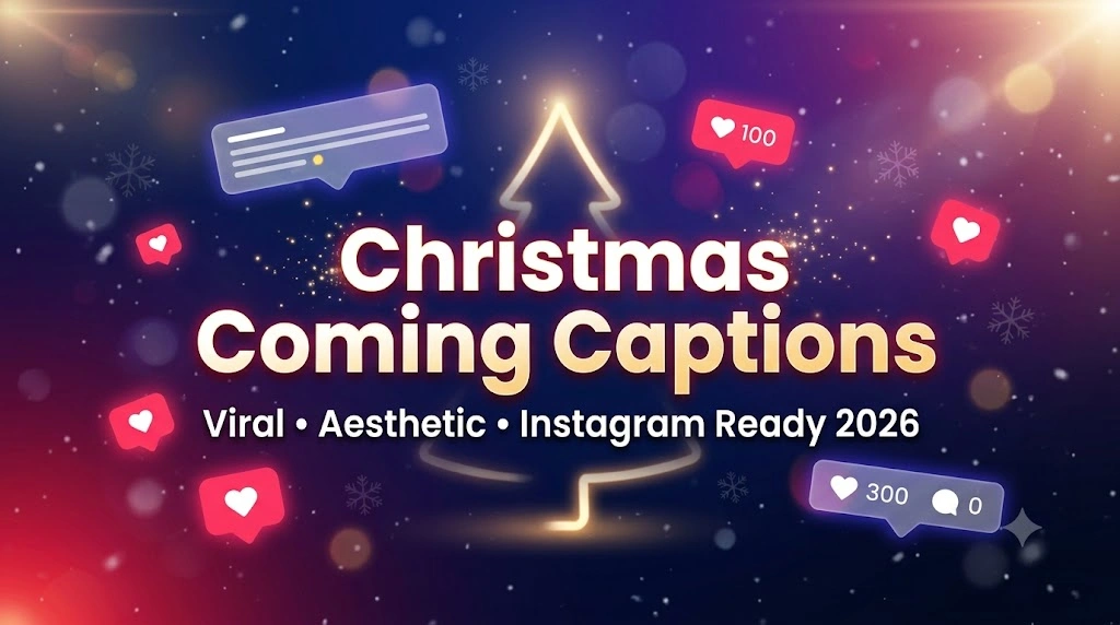 Christmas Coming Captions Instagram