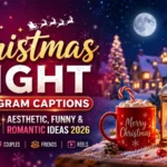 Christmas Night Instagram Captions