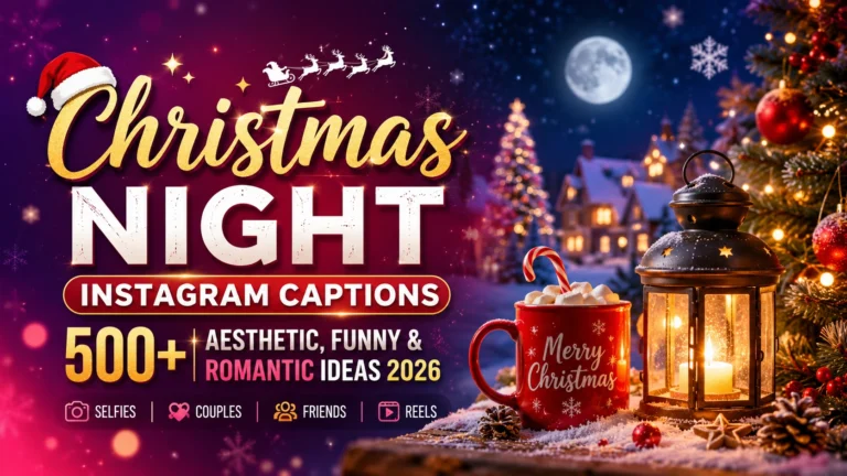 Christmas Night Instagram Captions