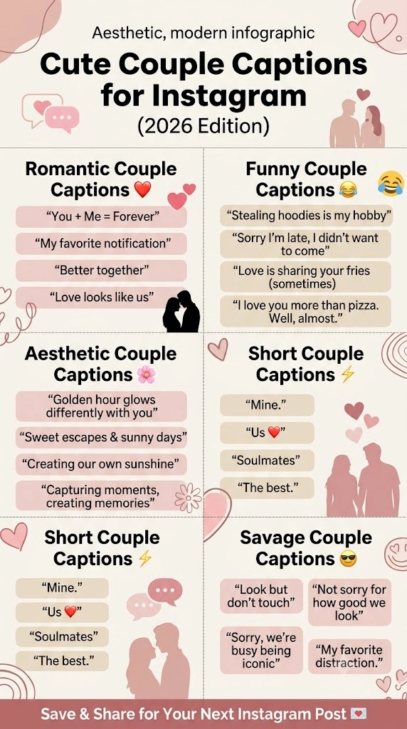 Cute Couple Captions Instagram
