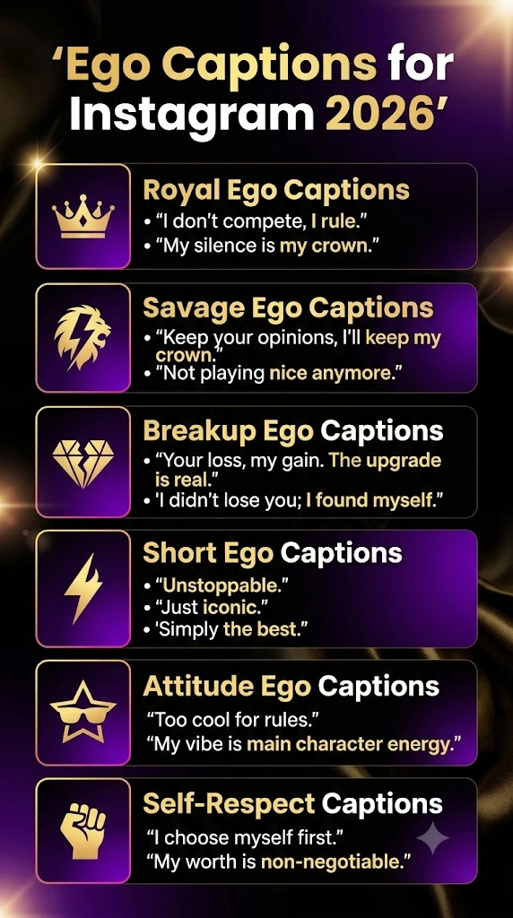 Ego Captions For Instagram