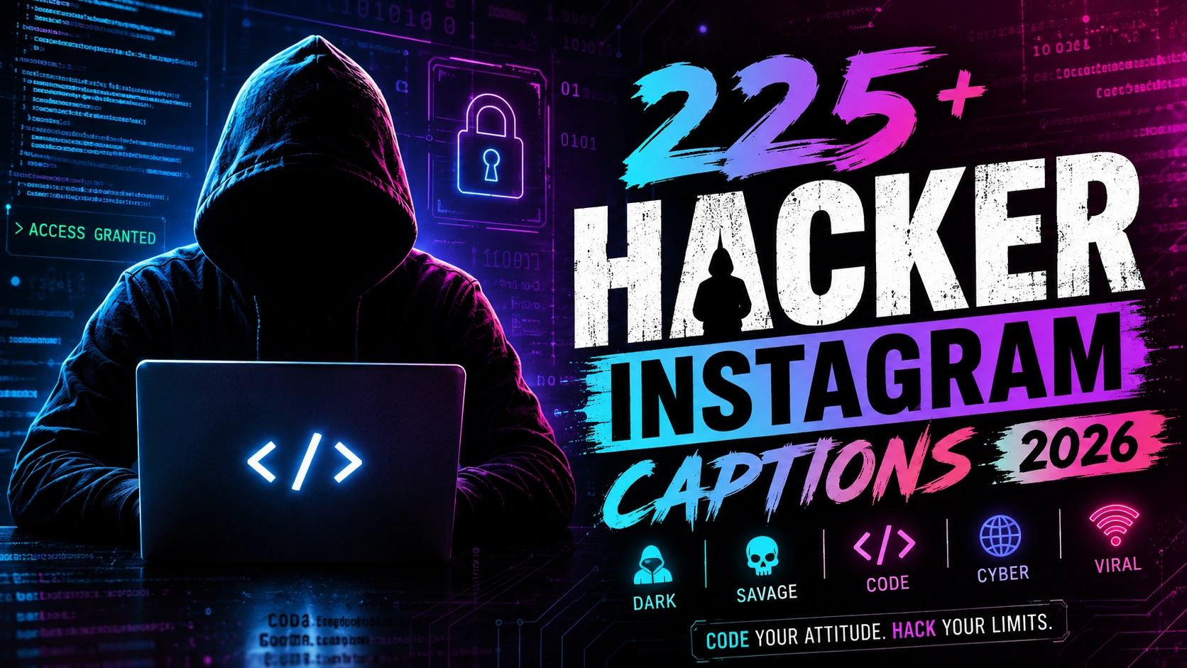 Hacker Instagram Captions