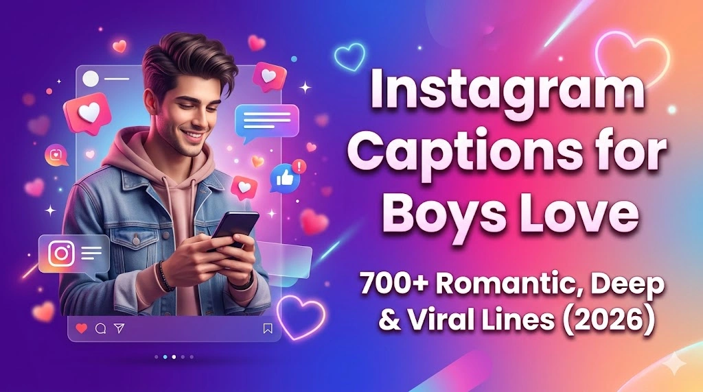 Instagram Captions For Boys Love