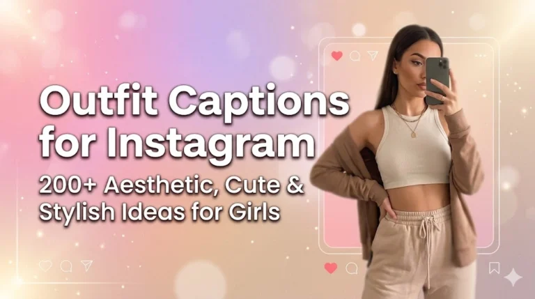 Outfit Captions For Instagram For Girls