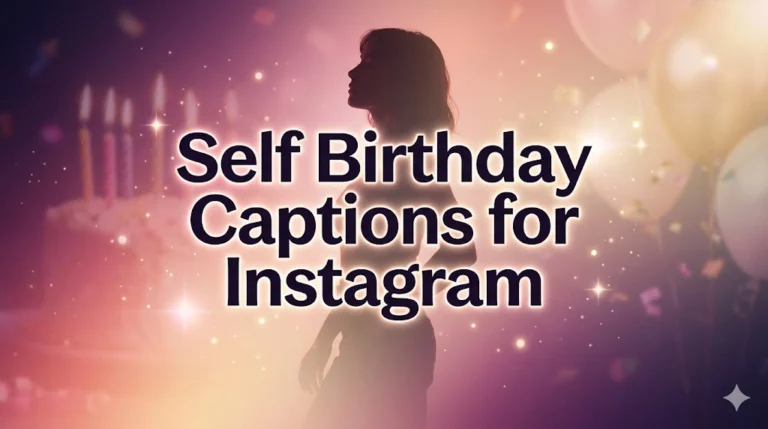 Self Birthday Captions