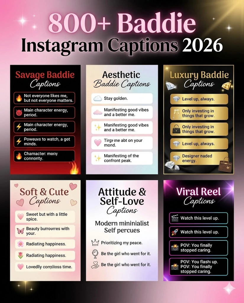 Baddie Instagram Captions