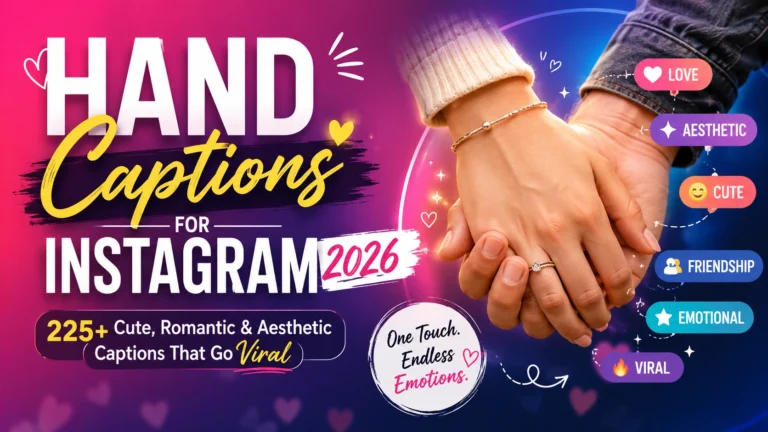 Hand Captions For Instagram