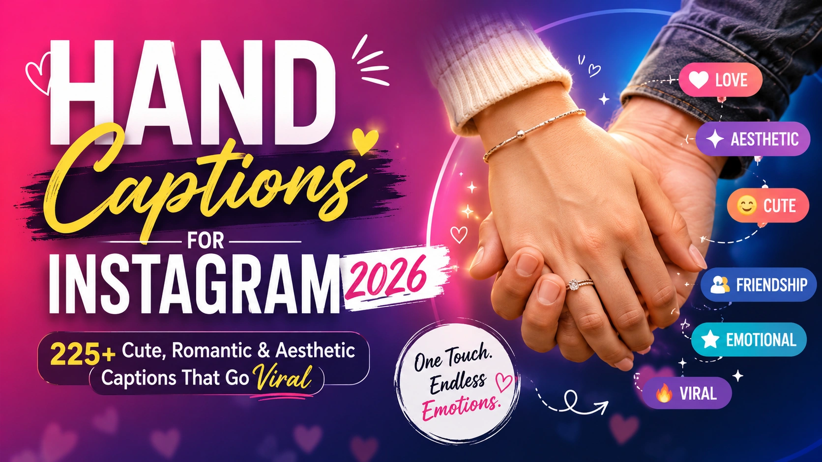 Hand Captions For Instagram