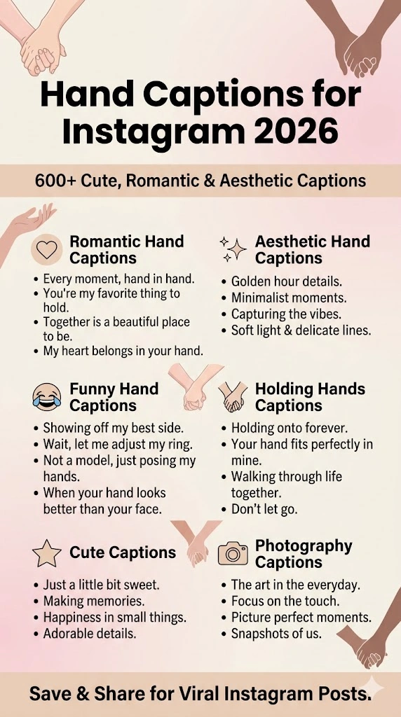 Hand Captions For Instagram