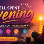 Well Spent Evening Captions For Instagram