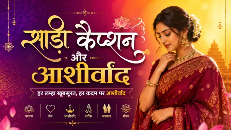 Saree Captions In Hindi