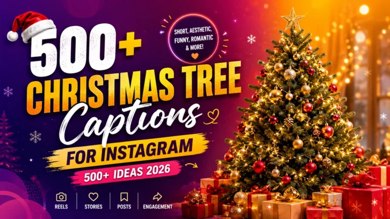 Christmas Tree Captions