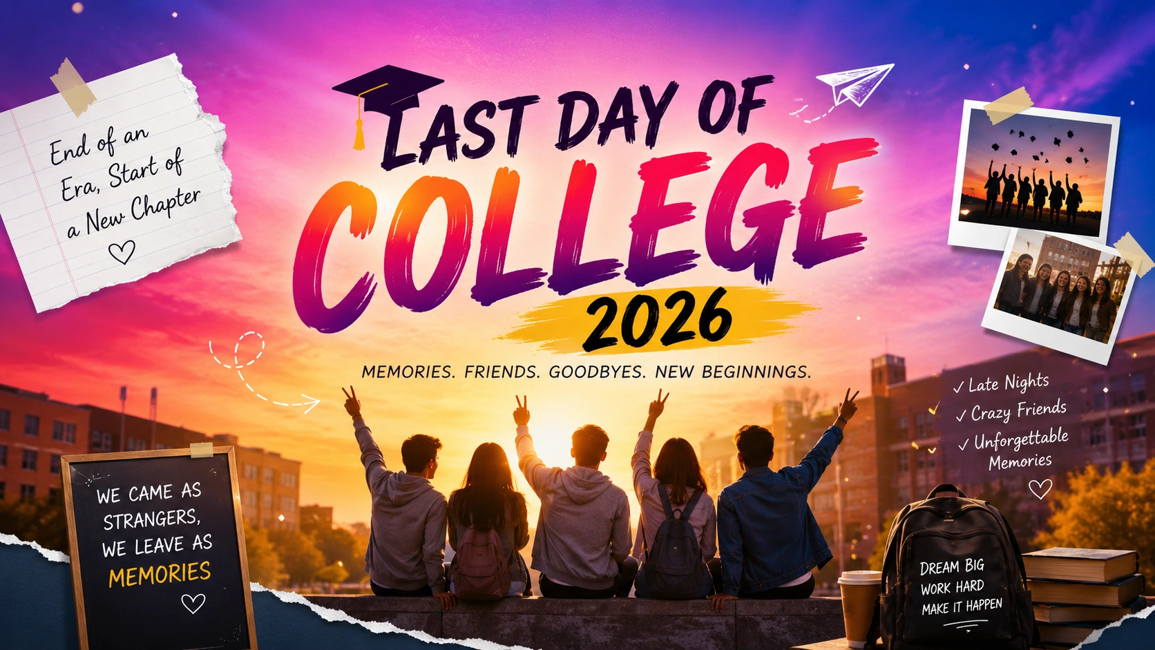 Instagram Captions For Last Day Of College