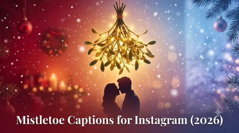 Mistletoe Captions Instagram