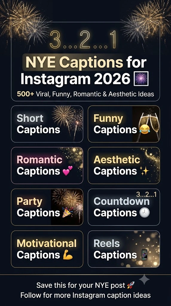 New Year’s Eve Captions On Instagram
