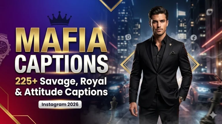 Mafia Captions For Instagram