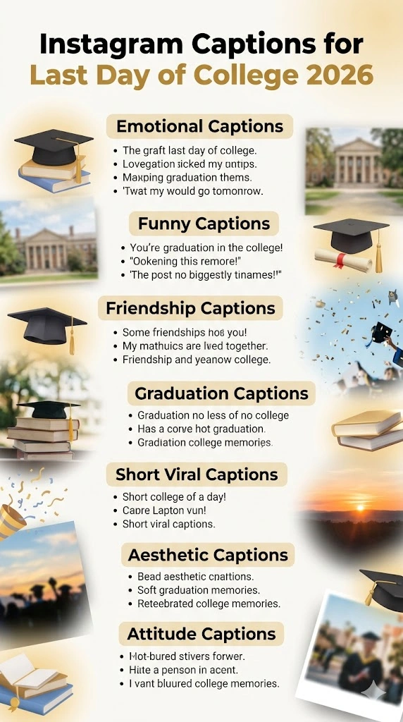 Instagram Captions For Last Day Of College