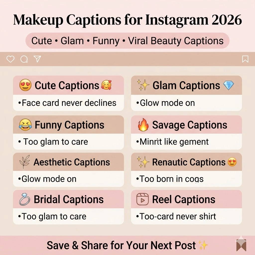 Makeup Captions For Instagram