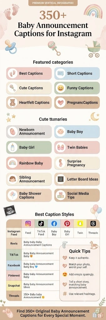 Baby Announcement Captions Instagram