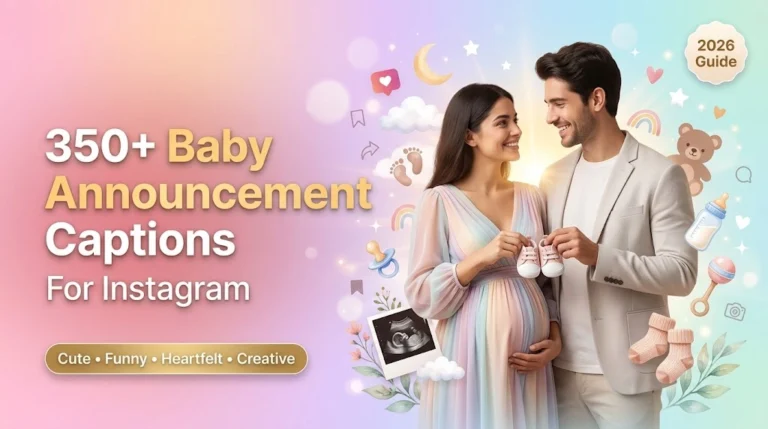 Baby Announcement Captions Instagram