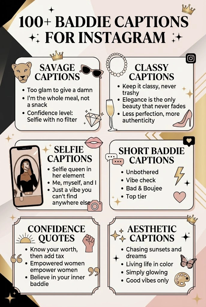 Baddie Captions Instagram