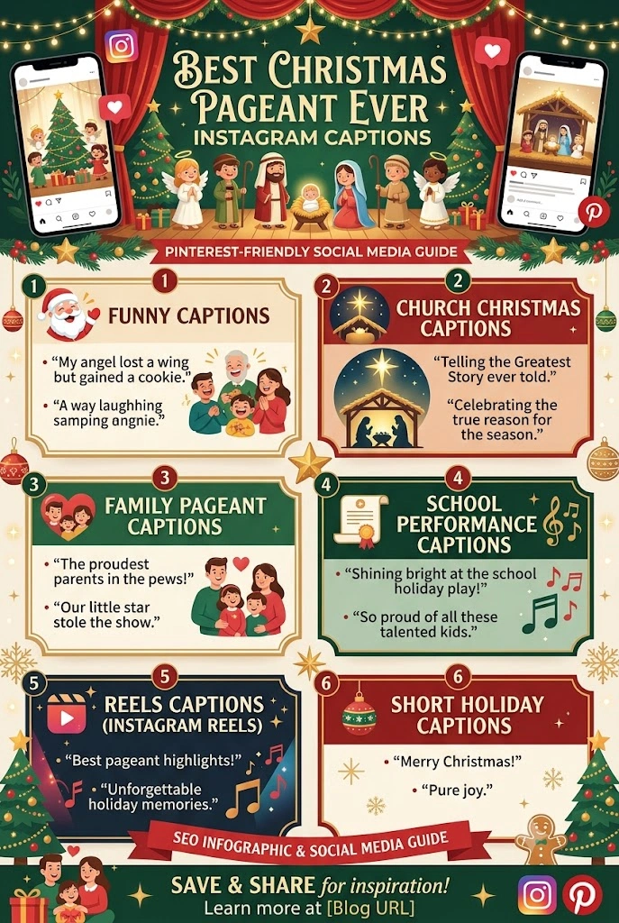 Best Christmas Pageant Ever Instagram Captions