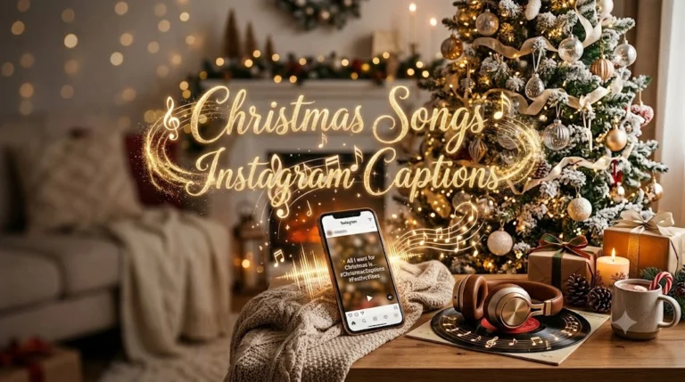 Christmas Songs Instagram Captions