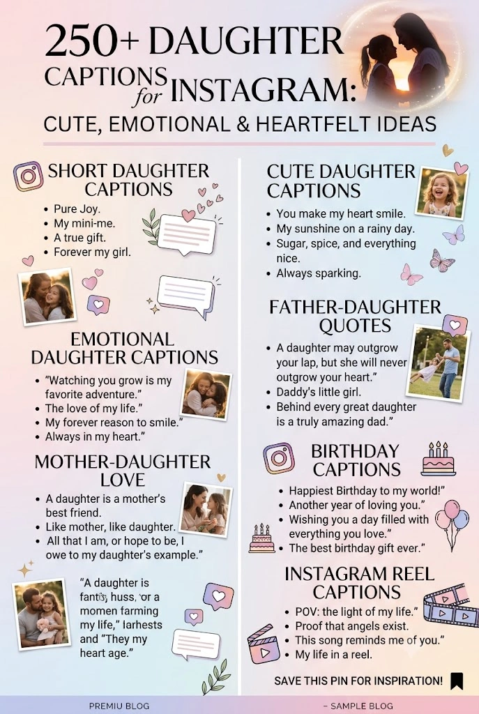 Daughter Captions For Instagram