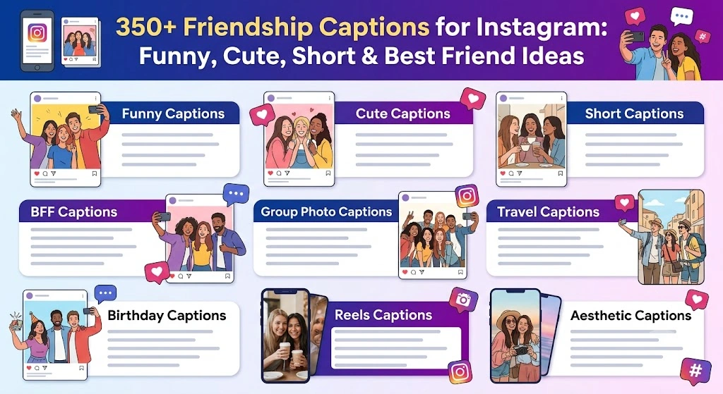 Friendship Captions For Instagram