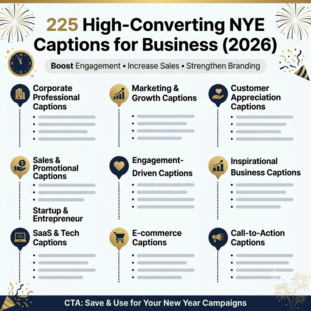 New Year's Eve Captions Business