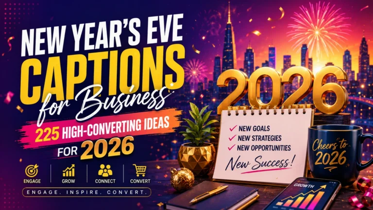 New Year's Eve Captions Business
