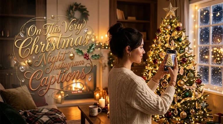 On This Very Christmas Night Instagram Captions