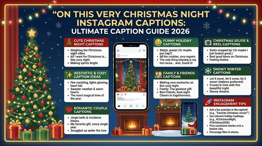 On This Very Christmas Night Instagram Captions