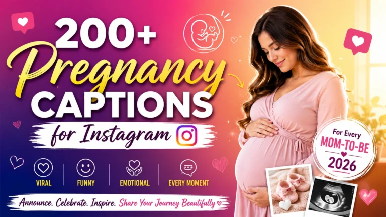 Pregnancy Captions Instagram