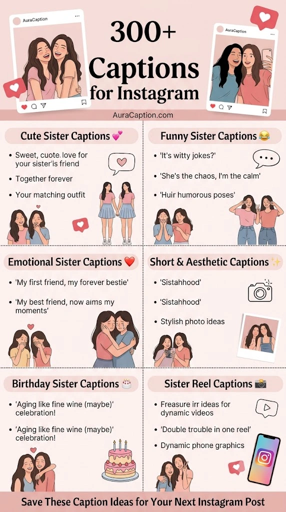 Sister Captions For Instagram