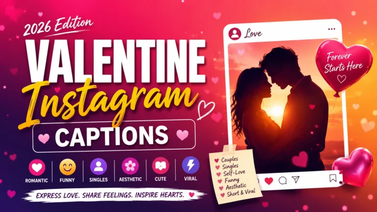 Valentine Instagram Caption