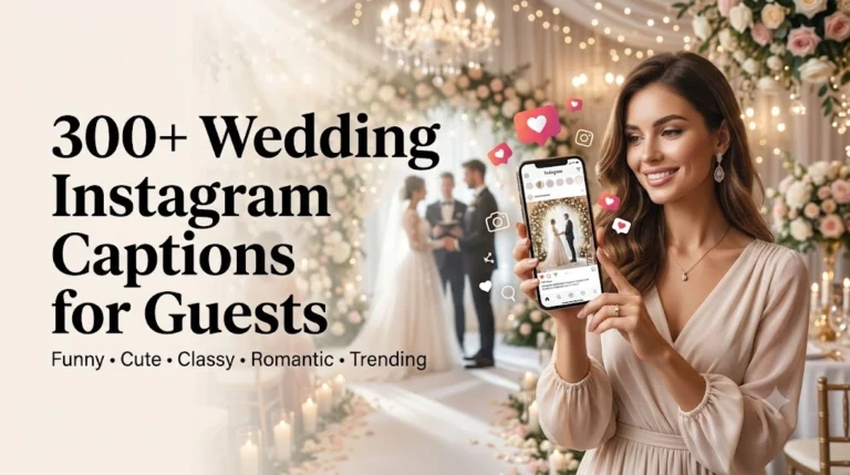 Wedding Instagram Captions For Guests