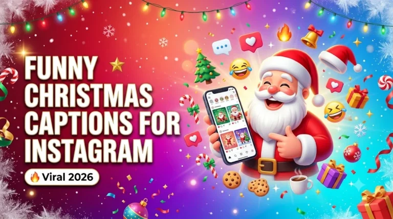 Funny Christmas Captions Instagram