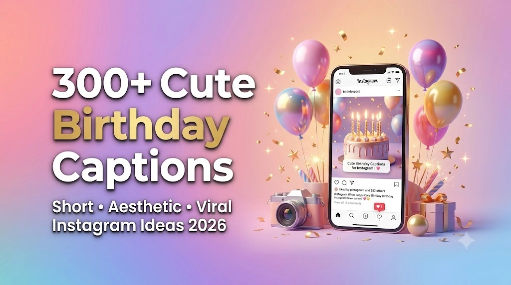 Cute Birthday Captions Instagram